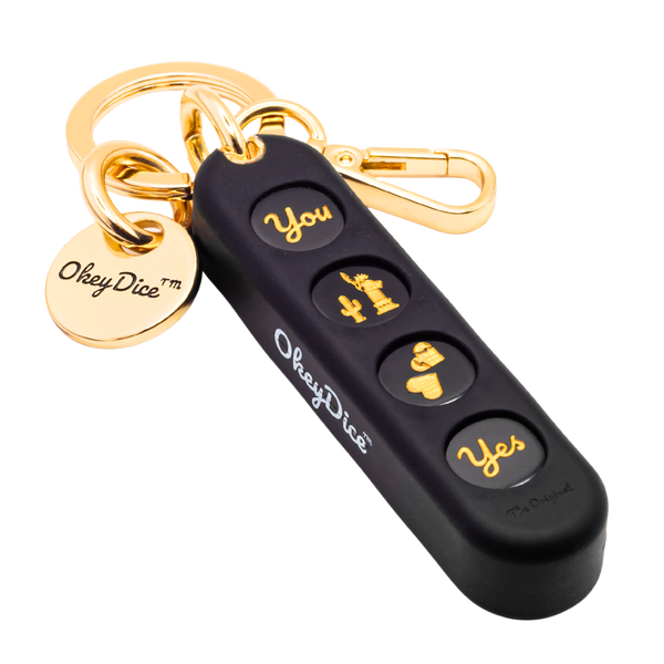 Porte-clé OkeyDice Classic Onyx Black