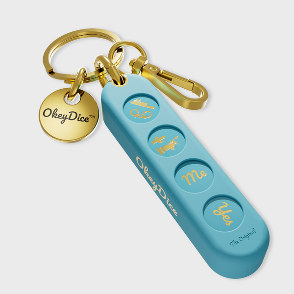 OkeyDice Classic Aqua Blue